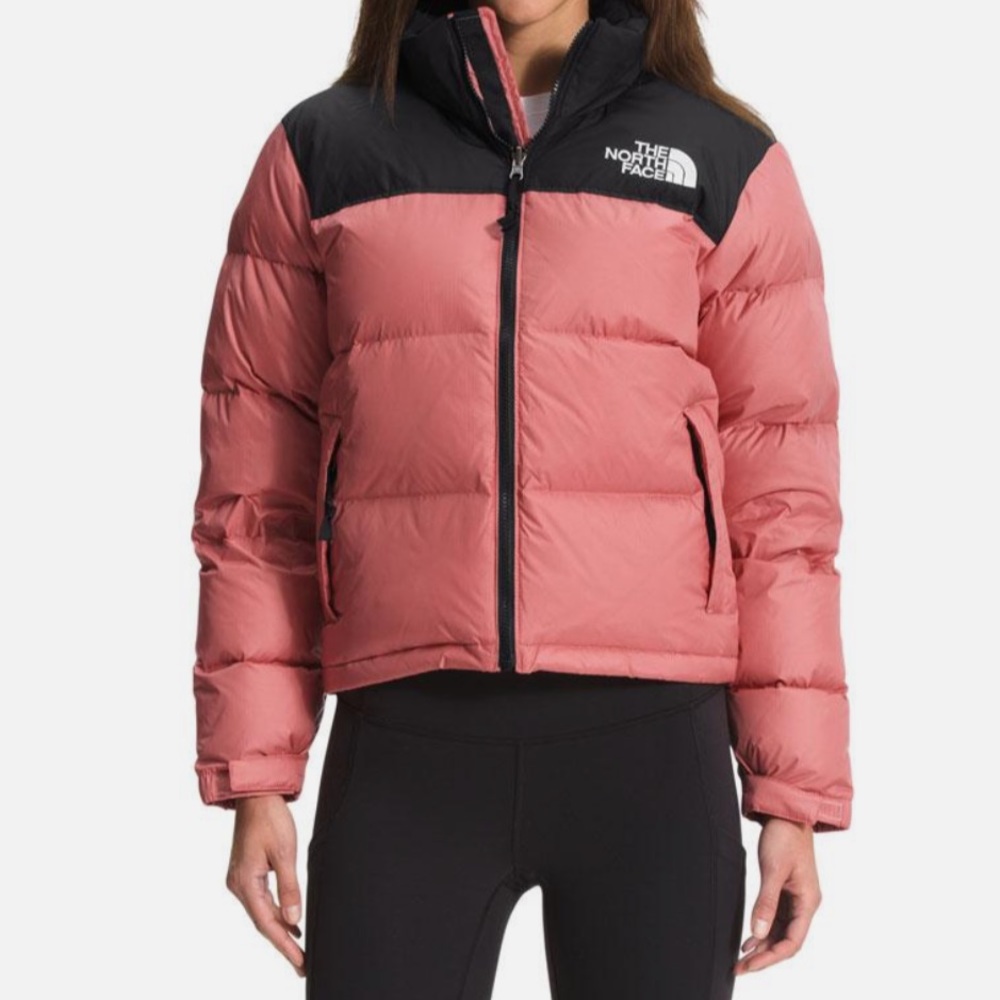 *SOLD* NORTH FACE NUPTSE 700 BLACK & FADED ROSE SIZE MEDIUM
